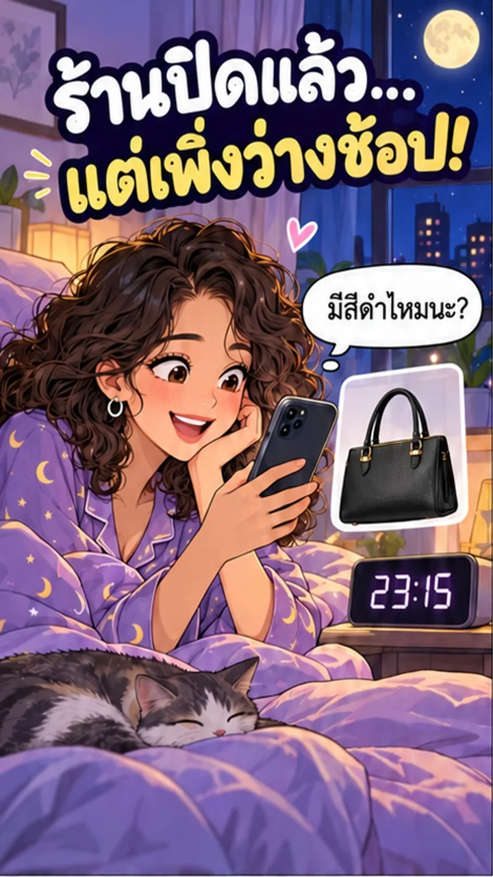 ร้านปิดแล้ว…แต่ลูกค้าเพิ่งว่างช้อป